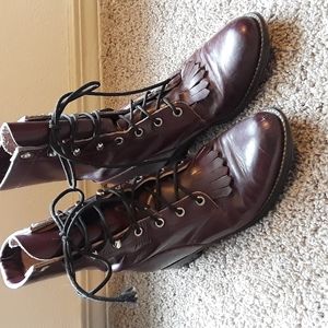 Witchy Purple Justin Roper Boots 7.5